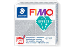 Fimo, Modelliermasse Soft Glitter Silber