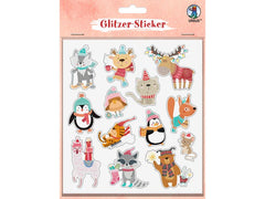 URSUS | Weihnachtssticker | 1 Bogen, selbstklebend