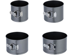 relaxdays | Springformen-Set rund | Set mit 4 Grössen, 12/14/16/18cm
