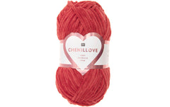 Rico Design, Wolle Chenillove 100 g, Rot