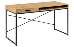AC Design Bürotisch Seaford schwarz braun