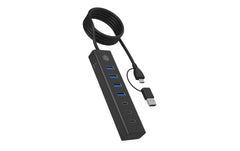 ICY BOX IB-HUB1737-C3, Type-C 7 Port USB3.0