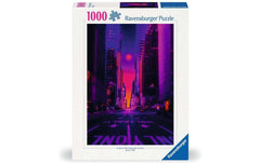 Puzzle New York in Neon