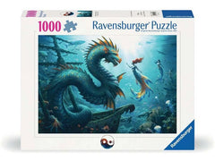Ravensburger | Puzzle Dragon, Mermaid and Turtles
