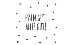 Paper + Design Servietten Essen gut