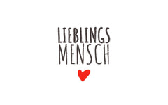 Paper + Design Servietten Lieblings Mensch