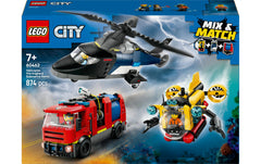 LEGO Hubschrauber, Löschauto und U-Boot