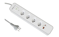 FURBER.power, Steckdosenleiste 4 x T13, USB
