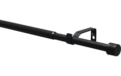 Gardinia Vorhangstange Kos Cap,Schwarz matt