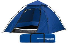 Where Tomorrow 3 Personen Kuppelzelt Blau