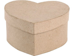 Creativ Company | Pappschachtel | Herz, 11.5 x 11.5 x 6 cm