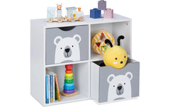 relaxdays | Kinderregal Bär | MDF/Kiefern China