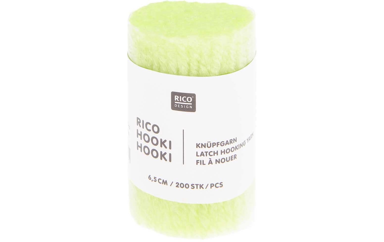 Rico Hooki Hooki Knüpfgarn, neon gelb