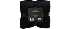 Flair Flanelldecke Shiny 150x200 Schwarz