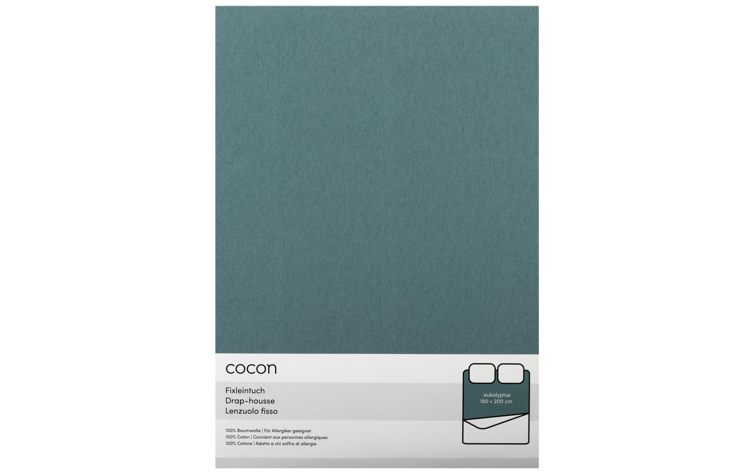 COCON, Fixleintuch 180-200 x 200 cm, Eukaly