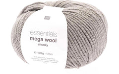 Rico Essentials Mega Wool chunky steingrau