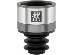 Zwilling | Vakuum Weinverschluss, grau | Edelstahl 3x3x4cm