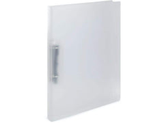 HERMA | Ringbuch A4 Transluzent weiss | Rücken 2.5 cm Polypropylen 2D-Ring Mechanik