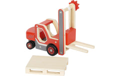Gabelstapler mit Palette