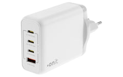 onit, USB-Wandladegerät Quad 3C1A 100 W GaN