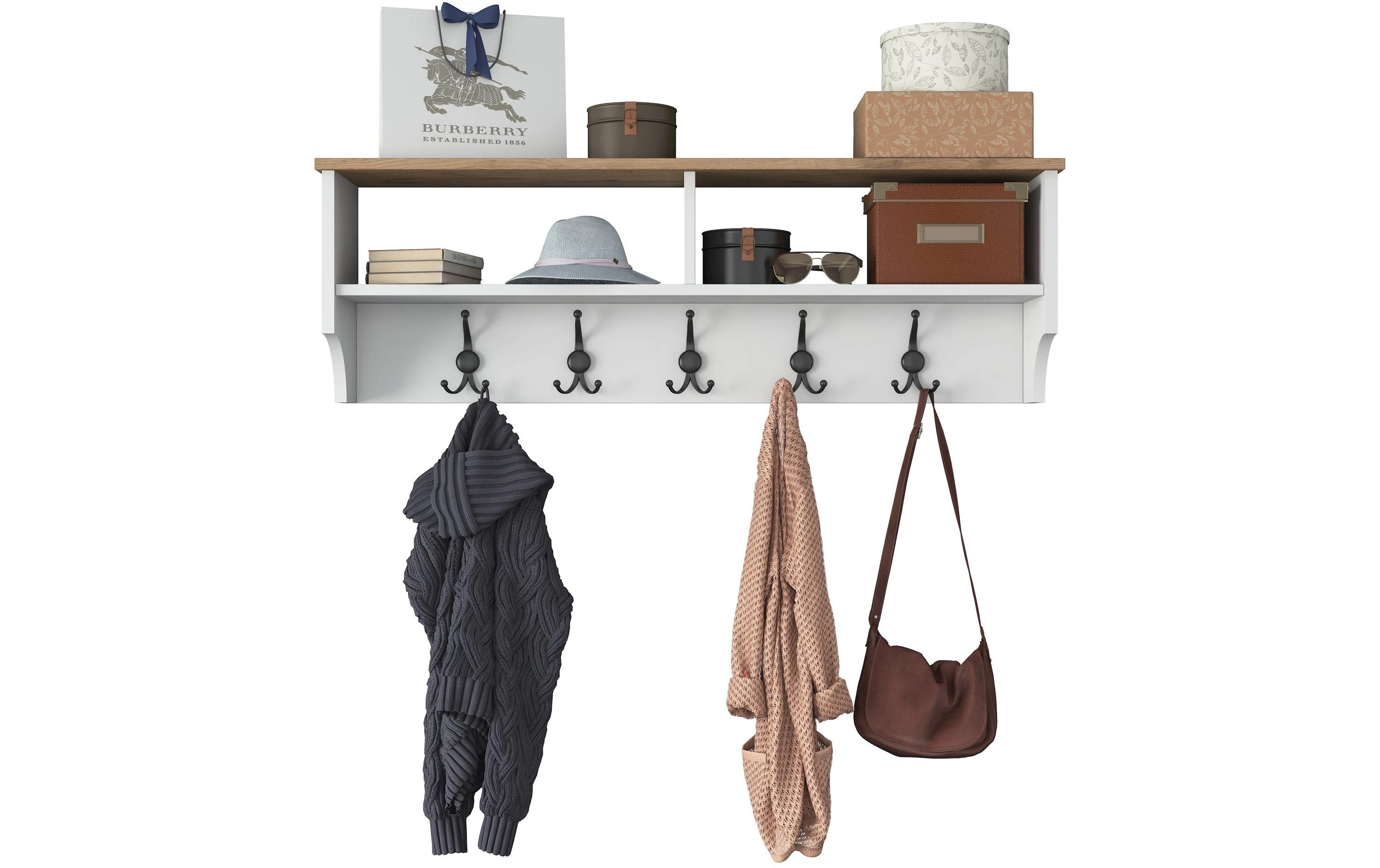 Woody Fashion Wandgarderobe P2