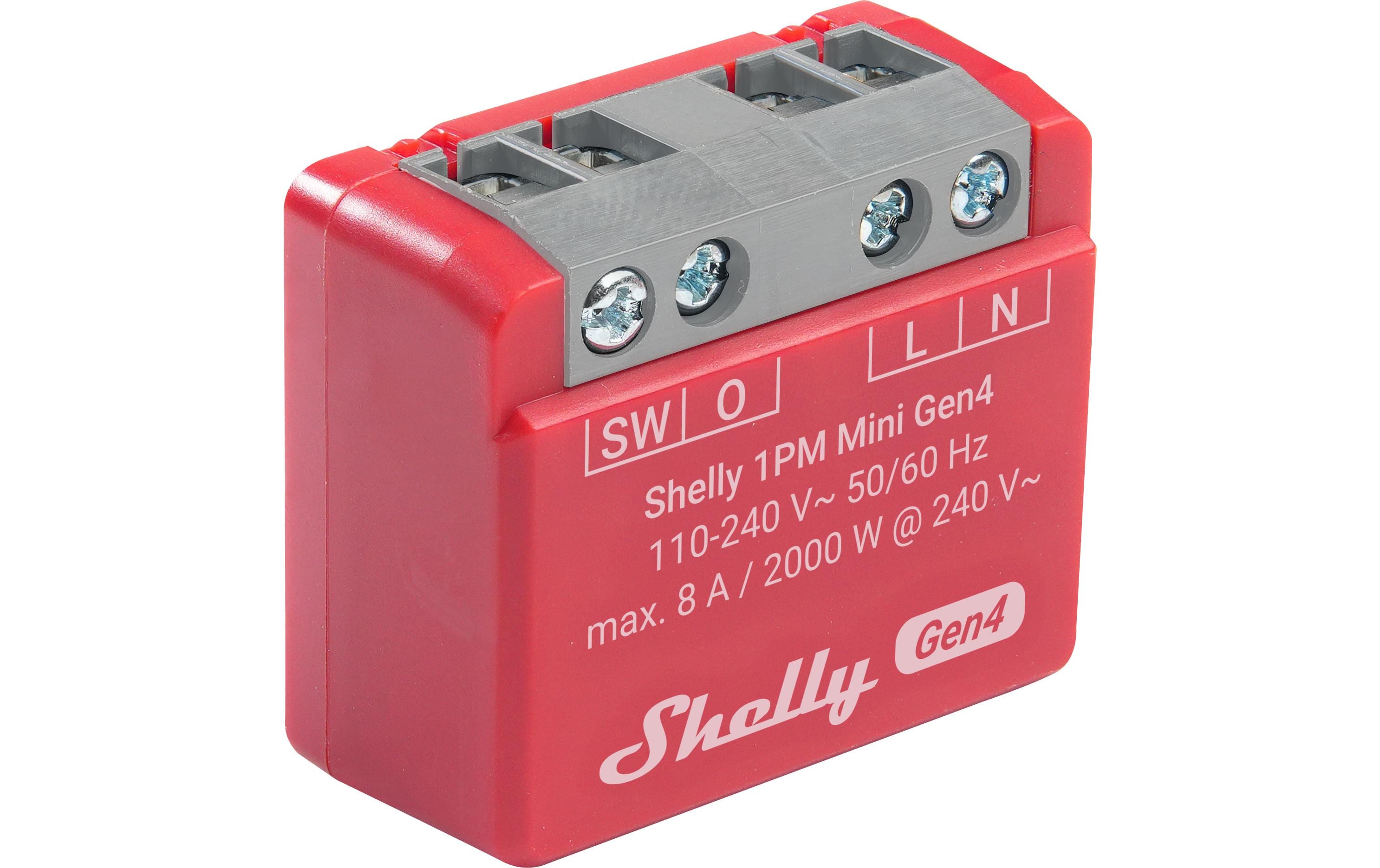 Shelly, WLAN-Schaltaktor 1PM Mini Gen4 WiFi