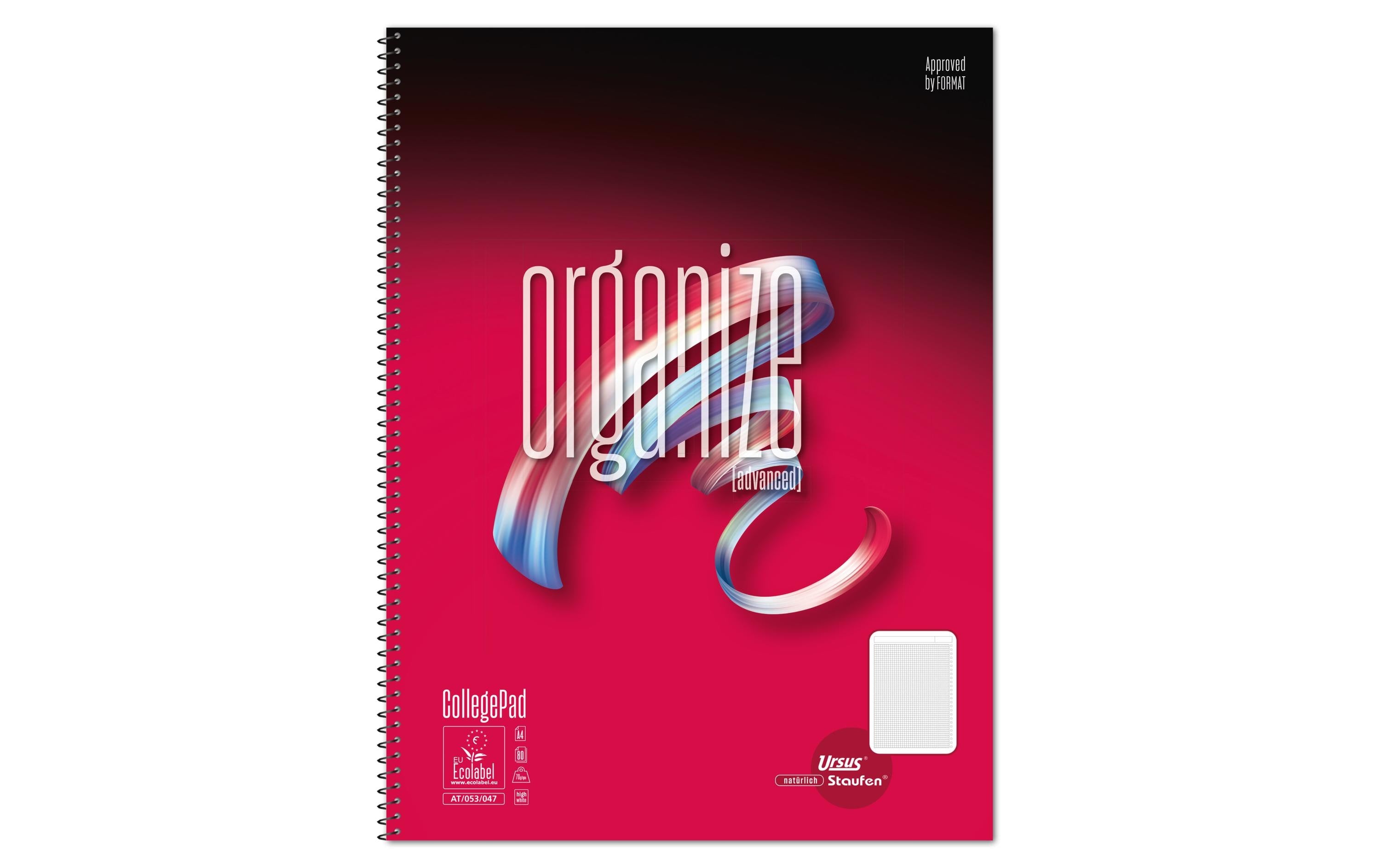 Ursus Advanced Collegeblock Organize Spiral