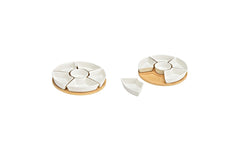 G. Wurm | Servierplatte drehbar | Bambus 9x3x9cm/29x2x29cm