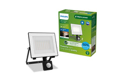 Philips | Ultra-Efficient Flutlicht Lois | 14W, 3000K, 2600lm, IP65, Bewegungssensor