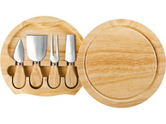 Ibili | Käsebrett-Set Holz 21 cm | Grösse 12cm