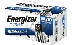 ENERGIZER Ultimate Lithium 9V 10 Stück