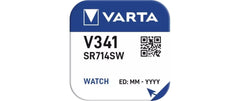VARTA Knopfzelle Watch V341, 1.55V, 10Stk