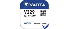 VARTA Knopfzelle Watch V329, 1.55V, 10Stk