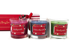 Pajoma | Candybox Kerzen 3er-Set | 3 weihnachtliche Düfte