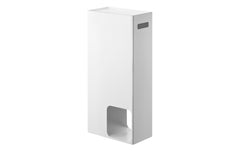 Yamazaki | Toilettenpapierst. TOWER | Stahl, B 23 x T 12,5 x H 48 cm, Weiss