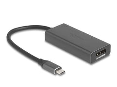 Delock | USB-C Adapter zu HDMI/DP 8K, Combo | mit HDR Funktion Aluminium