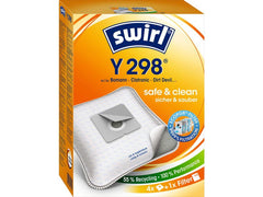 Swirl | Staubfilterbeutel Y 298 4 Stück | AirSpace Technology