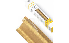 Poli-Tape Aufbügelfolie Glitter Hellgold