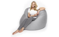 Lumaland Sitzsack Comfort 380l hellgrau