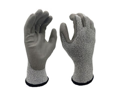 FTM | Arbeitshandschuh | Grösse 10/XL, sz-ws, schnittfest, 12er Set
