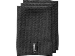 Ladelle | Spültuch Microfaser | black 35x35 cm 3 Stk.