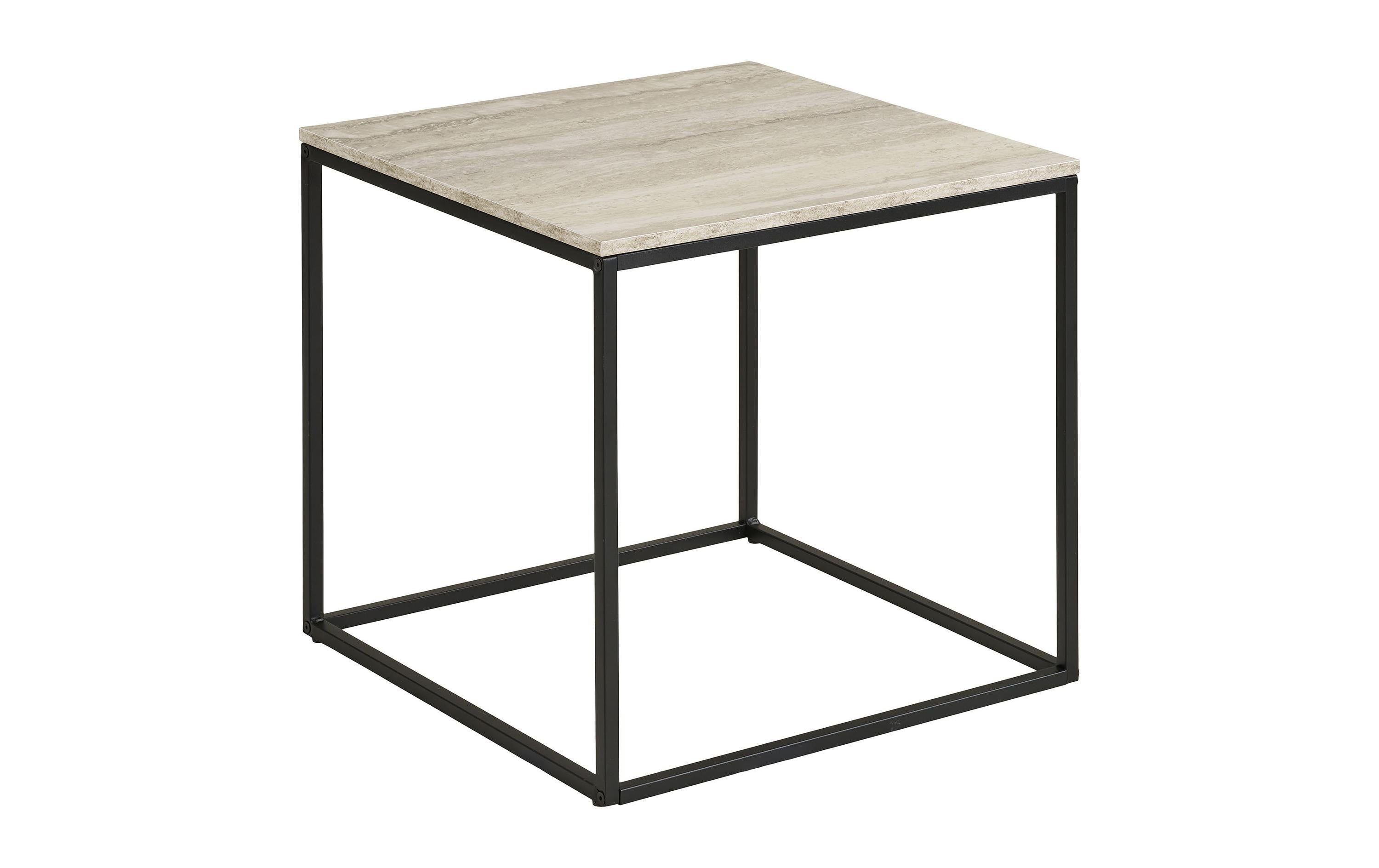House Nordic Beistelltisch Vita, Travertin