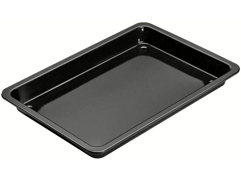 Dr.Oetker | Dr. Oetker Back-/Pizzablech | Stahlblech schwarz, 42x29x4cm