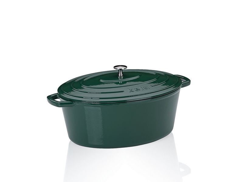 Kela | Bräter Calido oval | 36 cm, Grün