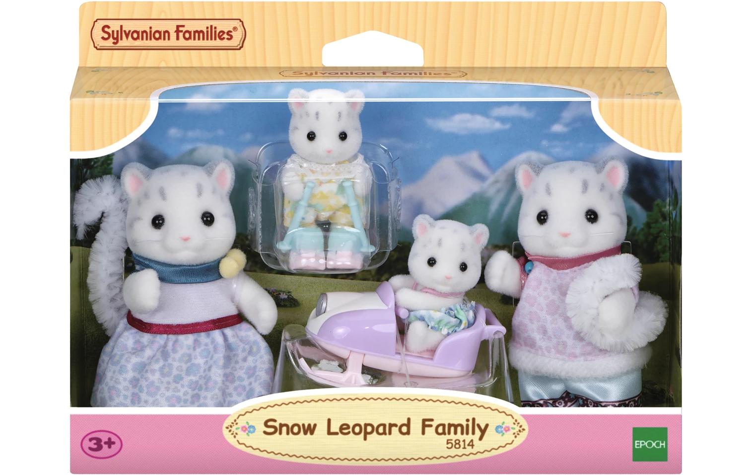 Schneeleoparden Familie