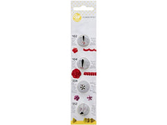 BackshopSchweiz | Wilton Tüllen Blumen Set | Nr. 102, Nr. 104, Nr. 224, Nr. 352