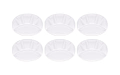 Kadastar Fleischfondue-Teller oval weiss