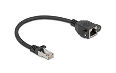 Delock Netzwerkverlängerung, 25cm, ST-BU