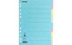 NOVOOO Kartonregister bunt A4