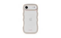 Holdit Wavy Case Beige/Transparent